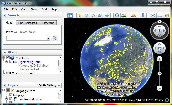    Google Earth2011   