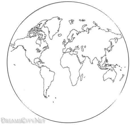      Drawing globe