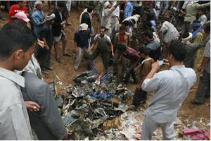 اخر اخبار اليمن سقوط طائره حربيه العاصمه صنعاء