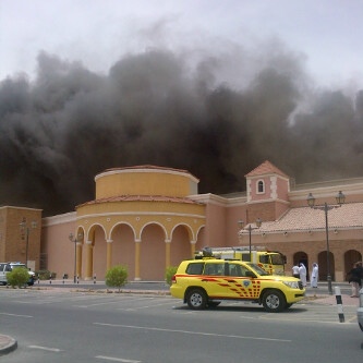 حريق فيلاجيو اسباب حريق مجمع فيلاجو القطري اليوم 28/5/2012