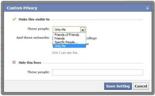 hide your friend list from others Facebook