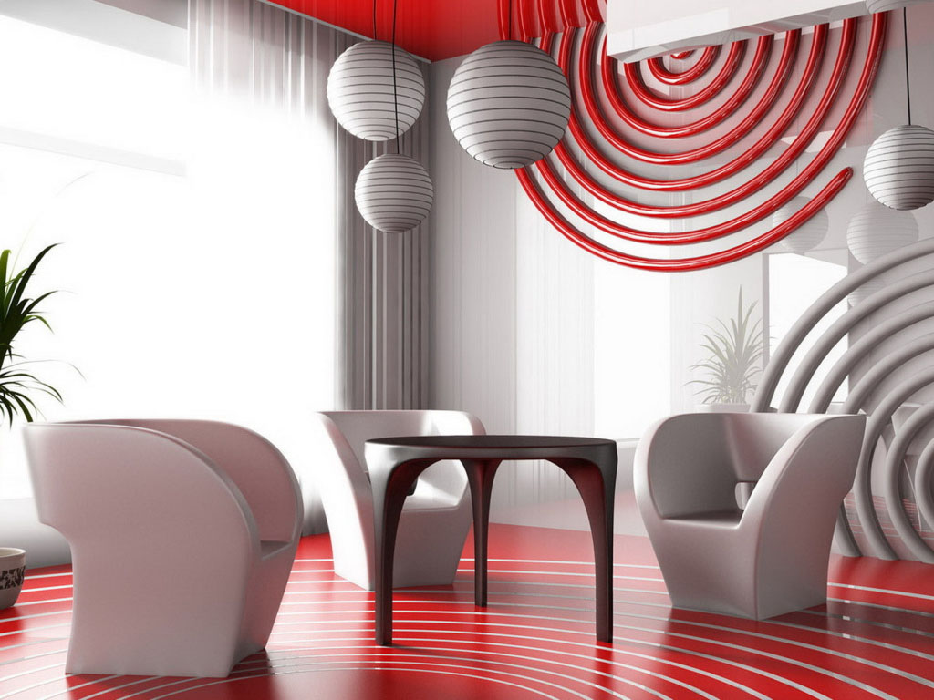 House decoration in red ‫(30519177)‬ ‫‬