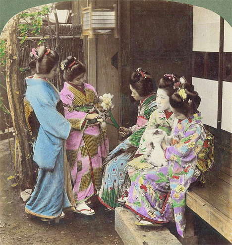 صور ابداعية بالبعد الثالث لليابان القديمة