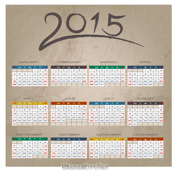 تقويم 2015 | calendar 2015