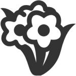 flowers icon black ‫(29601678)‬ ‫‬