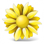 flowers icon yellow ‫(29601673)‬ ‫‬